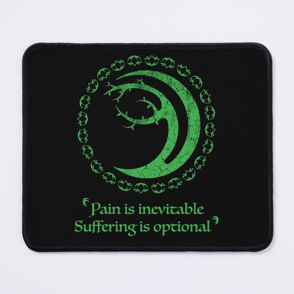 Item preview, Bodhi Tree Crescent Moon Green Distressed Pain designed and sold by Gnartist.
