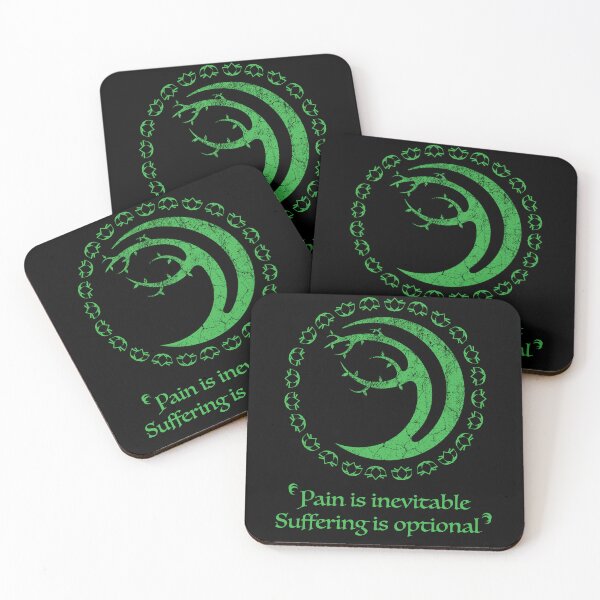 Item preview, Bodhi Tree Crescent Moon Green Distressed Pain designed and sold by Gnartist.