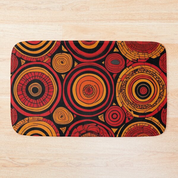Item preview, Motivo africano laranja, vermelho, preto designed and sold by GirlaineSQ.