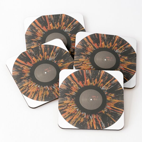 Item preview,  Black w/ Orange and White Splatter Vinyl designed and sold by MADI DESTROY.