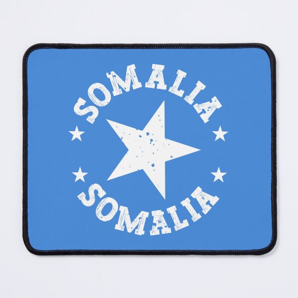Item preview, Somalia | Speckled Somalian Distressed Vintage Flag - Blue designed and sold by PearlMoonGrapes.