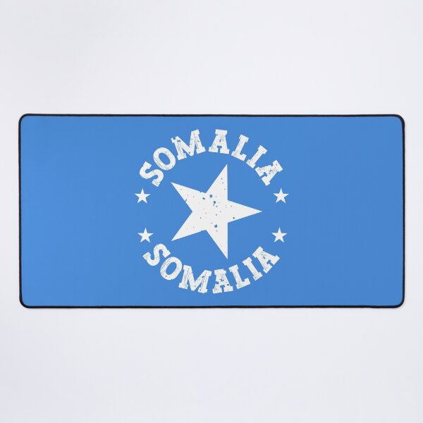 Item preview, Somalia | Speckled Somalian Distressed Vintage Flag - Blue designed and sold by PearlMoonGrapes.