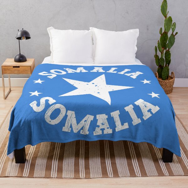 Item preview, Somalia | Speckled Somalian Distressed Vintage Flag - Blue designed and sold by PearlMoonGrapes.