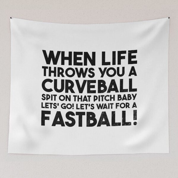 Item preview, When Life Throws you a Curveball - Baseball designed and sold by brindled.