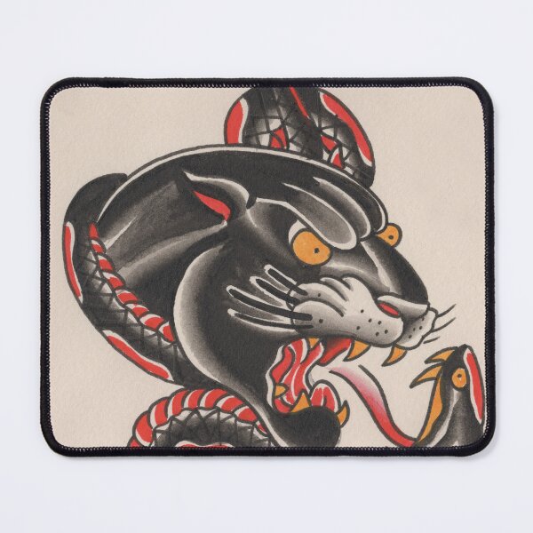 Item preview, Panther & Snake designed and sold by Wally Tattoo & Art.