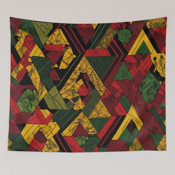 Item preview, Motivo Africano verde amarelo, vermelho designed and sold by GirlaineSQ.