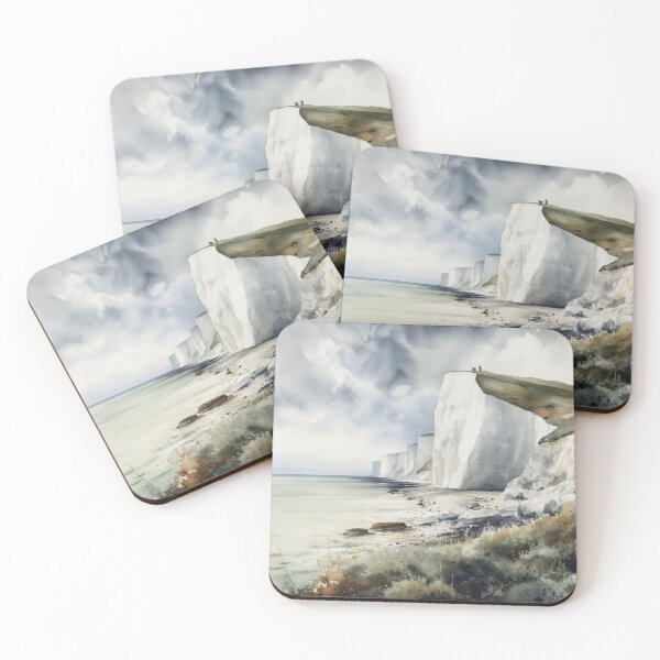 Item preview, Dover's Delight: A Watercolor Artwork of the White Cliffs of Dover designed and sold by Timothy Redman.