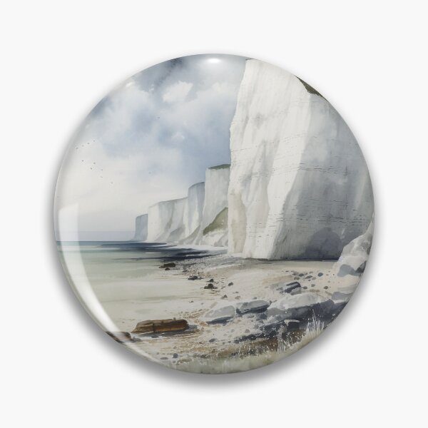 Item preview, Dover's Delight: A Watercolor Artwork of the White Cliffs of Dover designed and sold by Timothy Redman.