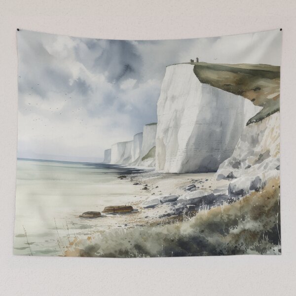 Item preview, Dover's Delight: A Watercolor Artwork of the White Cliffs of Dover designed and sold by Timothy Redman.