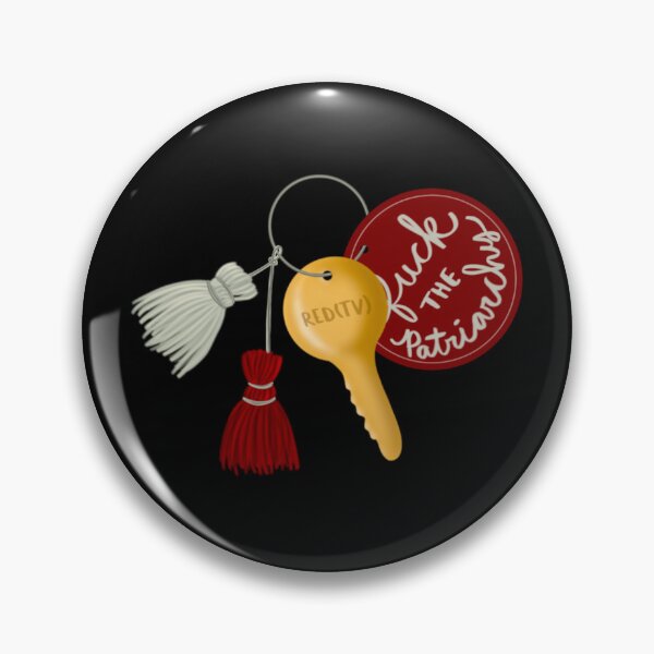 Item preview, Red Taylor Swift All Too Well Fuck the Patriarchy Keychain  designed and sold by lmariedesign.