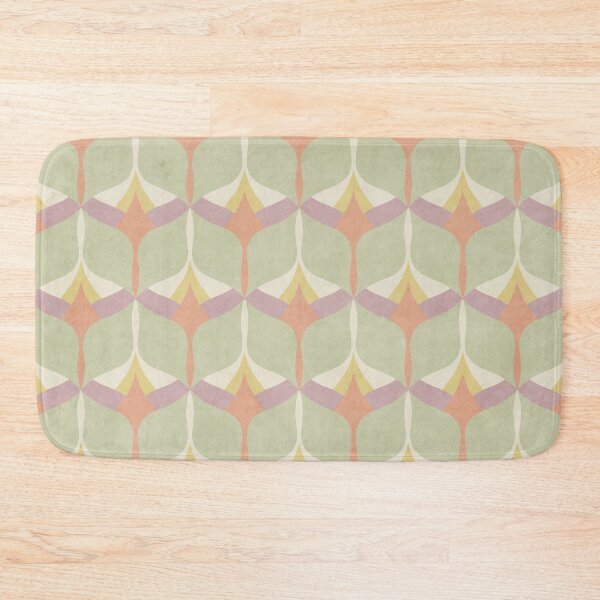 Item preview, Geometric Pattern Yellow Orange Purple Green designed and sold by FAROSSTUDIO.