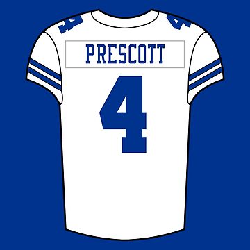 Dak Prescott Home Jersey Sticker for Sale by designsheaven