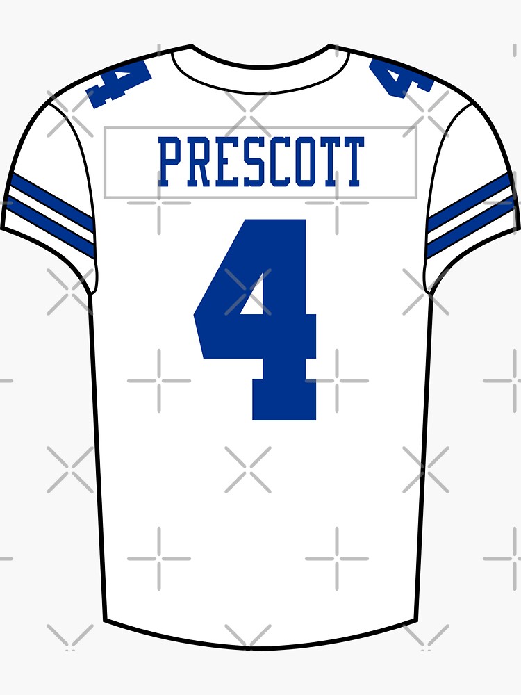 Dak Prescott Home Jersey | Sticker