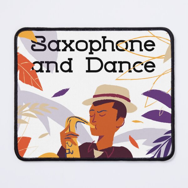 Item preview, Man Saxophone and Dance - Music Artwork designed and sold by ElLocoMus.