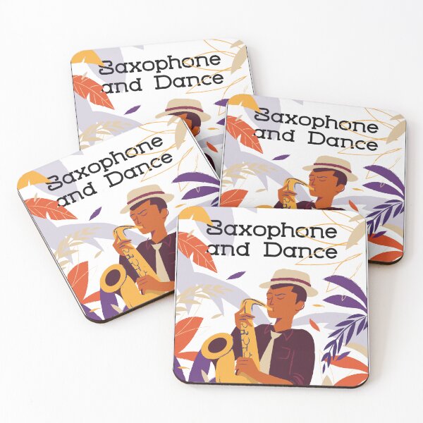 Item preview, Man Saxophone and Dance - Music Artwork designed and sold by ElLocoMus.