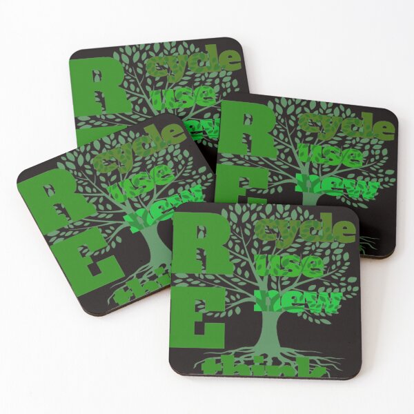 Aperçu de l'œuvre Recycle Reuse Renew Rethink créée et vendue par LOUCAS6.