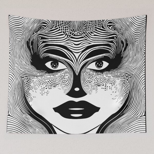 Item preview, Graphic design - female face designed and sold by well3eyond.