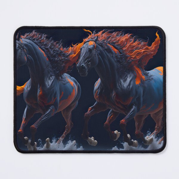 Item preview, fire horses designed and sold by PrintsCreativ.