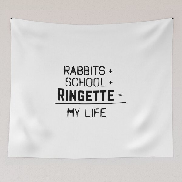 Item preview, Rabbits + school + Ringette  = my life designed and sold by EmeraldeaArt.