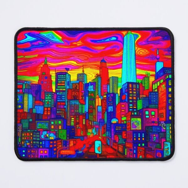 Item preview, Colorful city designed and sold by Lowpower11.