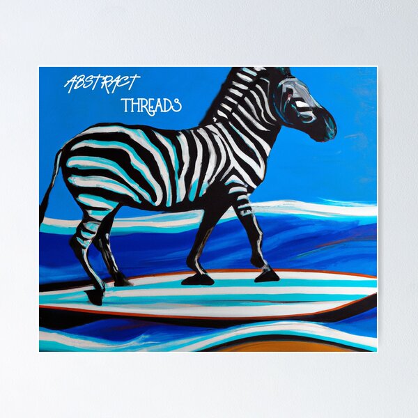 Item preview, Surfin' Safari: La aventura de las cebras designed and sold by AbstractThreads.