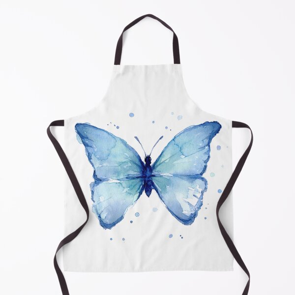 Item preview, Blue Butterfly Watercolor Minimalistic designed and sold by Olga Shvartsur.