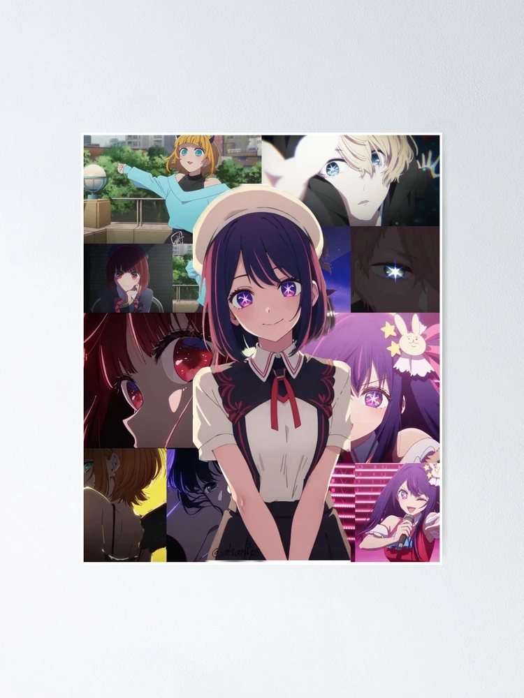 Magnet for Sale avec l'œuvre « Oshi No Ko Hoshino Ruby tient une