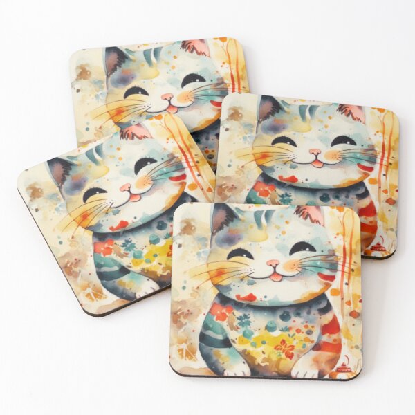 Item preview, Happy smiling Cat designed and sold by AngeGraciela.