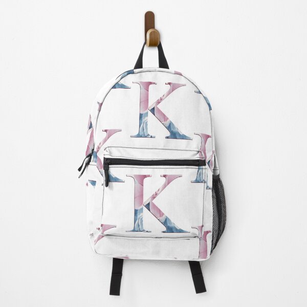Item preview, K Monogram in Flower Print designed and sold by m2inspiration.
