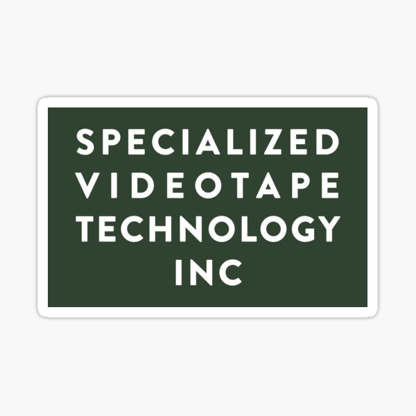 SVT Spezialisierte Videotape Technologie INC Sticker