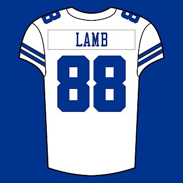 CeeDee Lamb Home Jersey' Sticker for Sale by designsheaven