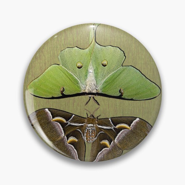 Item preview, Cynthia Moth Luna Moth Stamp designed and sold by UffdaGreg.
