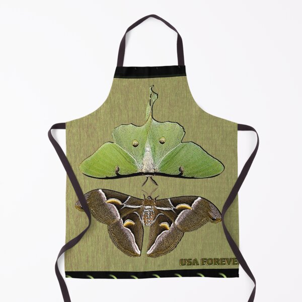 Item preview, Cynthia Moth Luna Moth Stamp designed and sold by UffdaGreg.