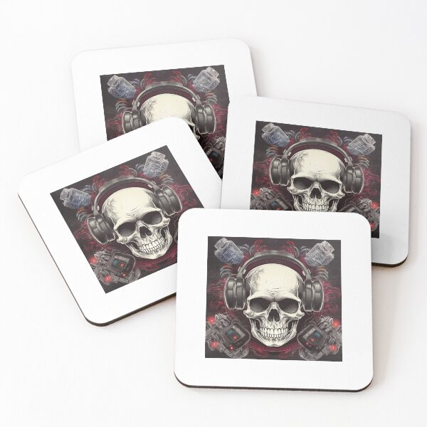 Item preview, Skulls DJ designed and sold by HINKYPUNK-UK.