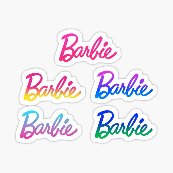 Pegatinas: Barbie Logotipo  Barbie, Pegatinas, Barbie vintage