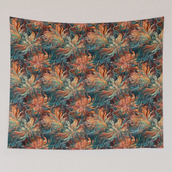 Item preview, Floral Fantasia: A Psychedelic Baroque Dream designed and sold by Prozeum.