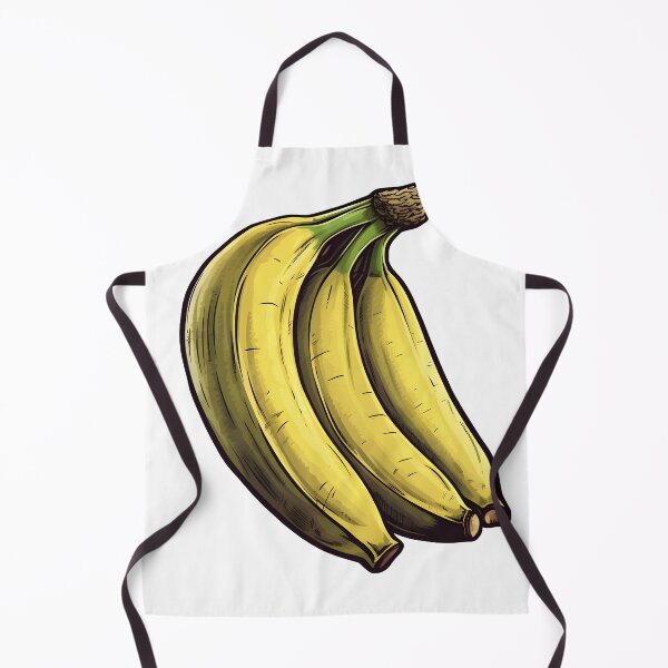 Item preview, three yellow bananas designed and sold by BenjaminsPlace.