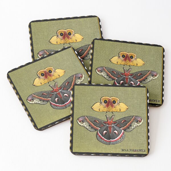 Item preview, Cecropia io moth Stamp designed and sold by UffdaGreg.