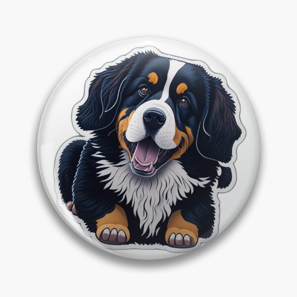 Item preview,  Smiling Bernese Mountain Dog designed and sold by PrintsCreativ.