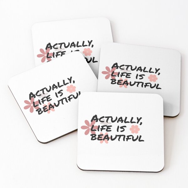 Item preview, actually life is beautiful  designed and sold by sumajouda.