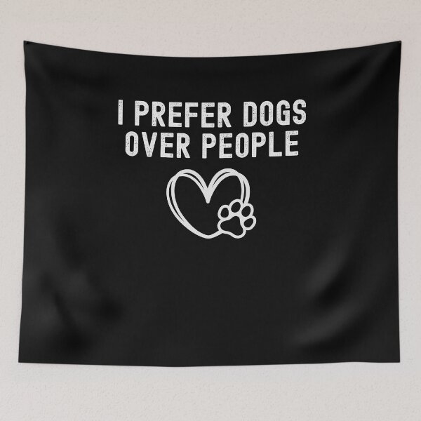 Item preview, I Prefer Dogs Over People Shirt Funny Dog Lover Gift designed and sold by lou731.