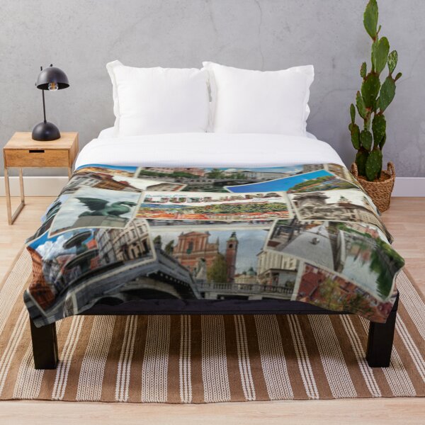 Item preview, Greetings from Ljubljana in Slovenia Vintage style retro souvenir designed and sold by DeveloperProp0.