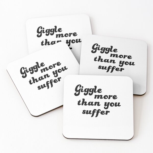 Item preview, Giggle more than you suffer designed and sold by Sjv98.