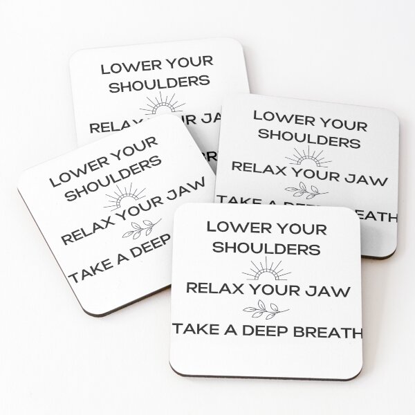 Item preview, Lower your shoulders, jaw and breath designed and sold by Grisa4.