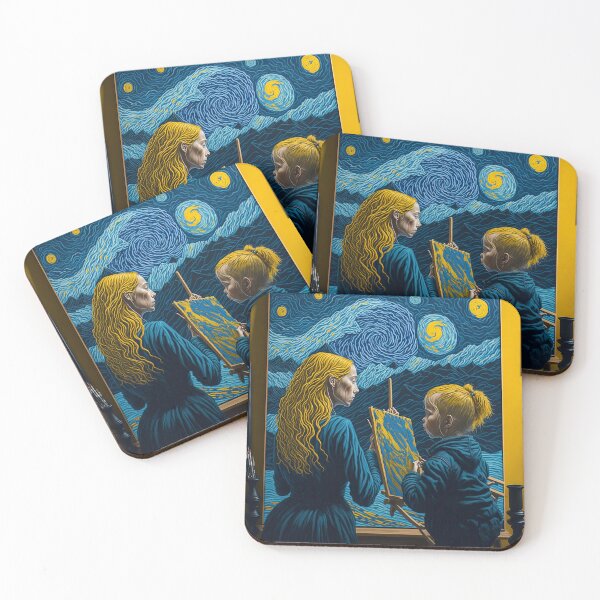 Item preview, Mother's Day painting Van Gogh style designed and sold by ARTSY900.