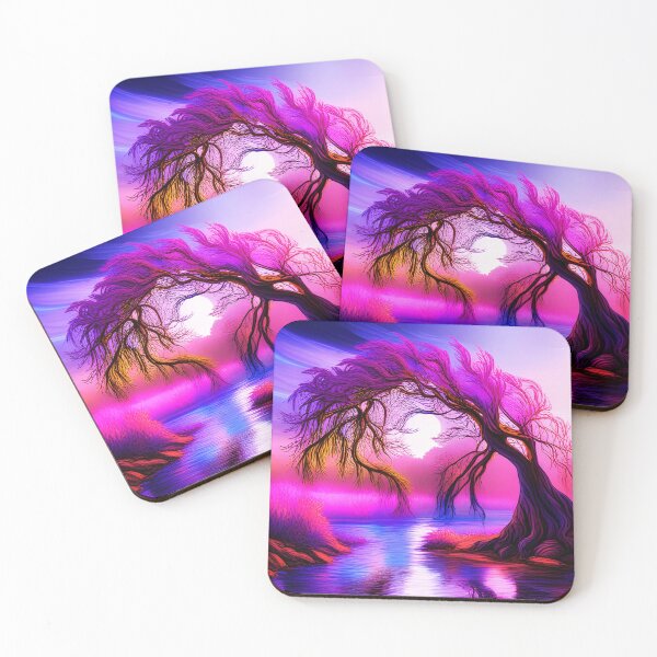 Item preview, Vibrant Tree Curled Over a River designed and sold by WitchyWare.