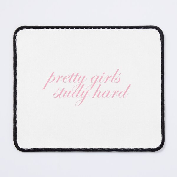 Item preview, pretty girls study hard designed and sold by bunnimallows.