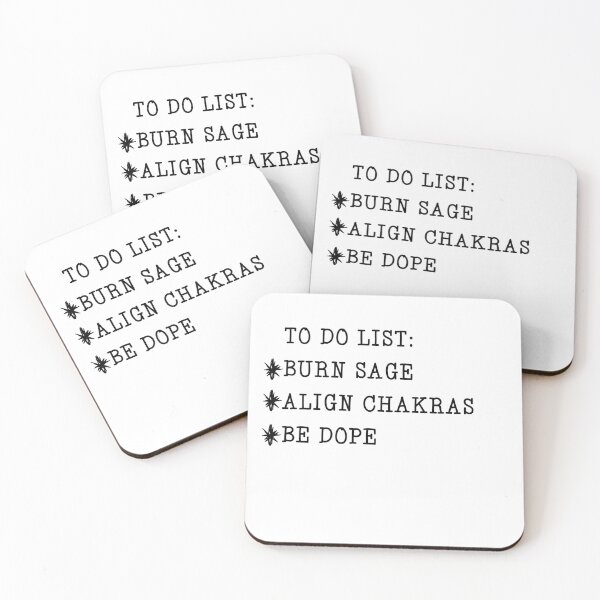 Item preview, To Do List: Burn Sage, Align Chakras, Be Dope designed and sold by Grisa4.