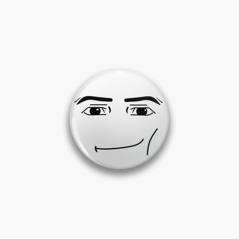 roblox man face Sticker for Sale by Zowie Elayne