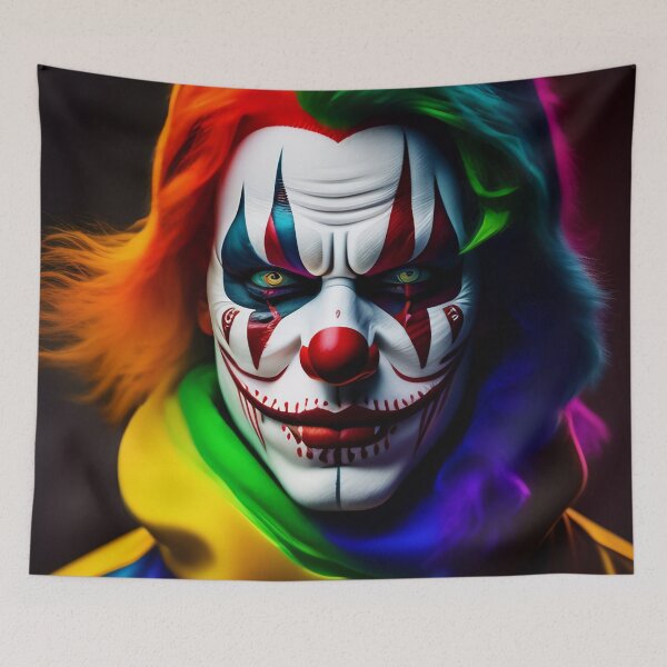 Item preview, clown with rainbow face word clown front designed and sold by Lefteris Betsis.